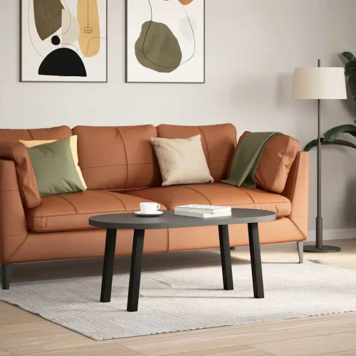  4 db fekete acél dohányzóasztal láb 42 cm