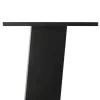  4 db fekete acél dohányzóasztal láb 42 cm