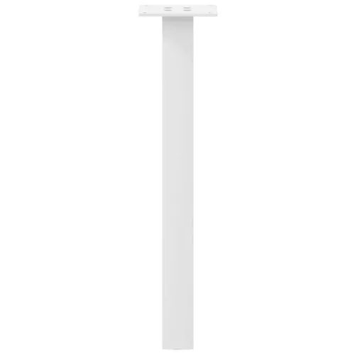  4 db fehér dohányzóasztal láb 42 cm acél