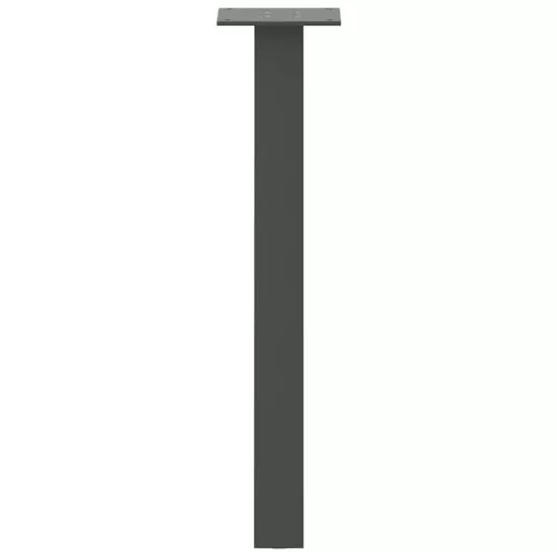  4 db antracitszürke acél dohányzóasztal láb 42 cm