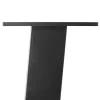  4 db antracitszürke acél dohányzóasztal láb 42 cm