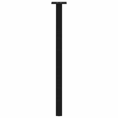  4 db fekete acél konzolasztal láb 72 cm