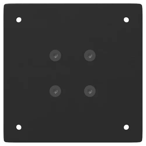  4 db fekete acél konzolasztal láb 72 cm