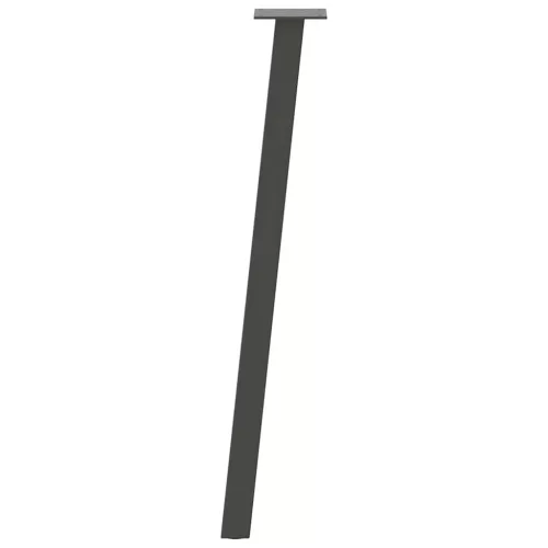  4 db antracitszürke acél konzolasztal láb 72 cm