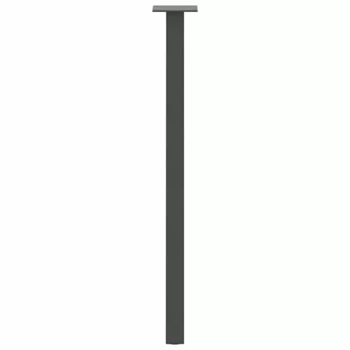  4 db antracitszürke acél konzolasztal láb 72 cm