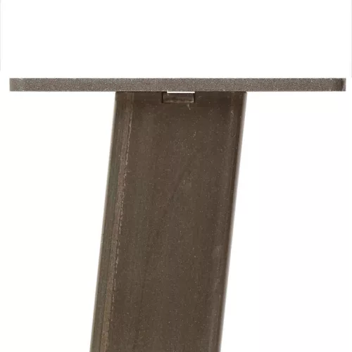  4 db natúr acél konzolasztal láb 72 cm