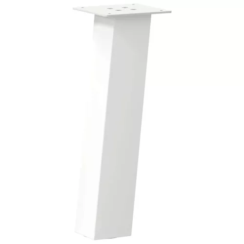  4 db fehér dohányzóasztal láb 42 cm acél