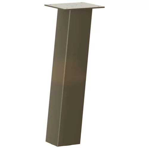  4 db natúr acél dohányzóasztal láb 42 cm acél