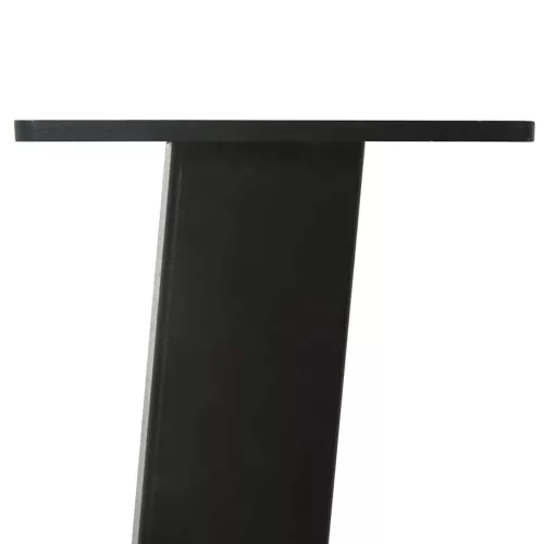  4 db fekete acél konzolasztal láb 72 cm