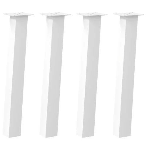  4 db fehér acél konzolasztal láb 72 cm