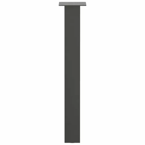  4 db antracitszürke acél konzolasztal láb 72 cm