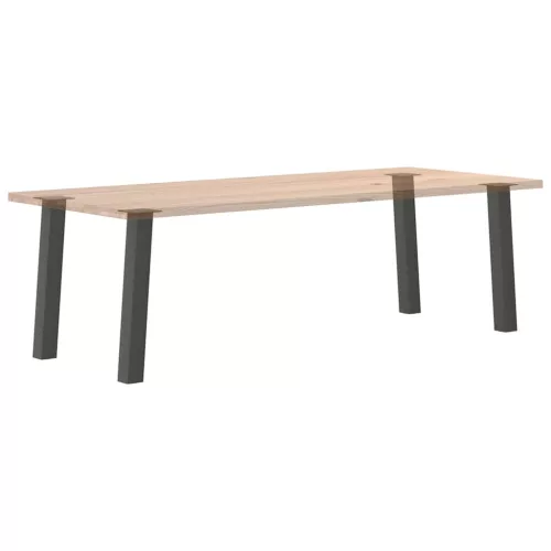  4 db antracitszürke acél konzolasztal láb 72 cm