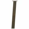  4 db natúr acél konzolasztal láb 72 cm