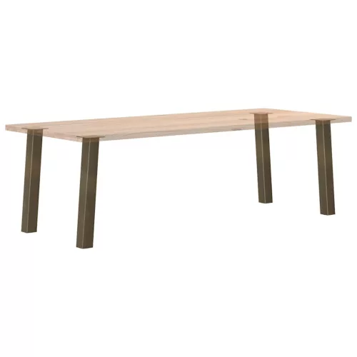  4 db natúr acél konzolasztal láb 72 cm