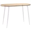  4 db kúpos alakú fehér konzolasztal láb 72-73 cm acél