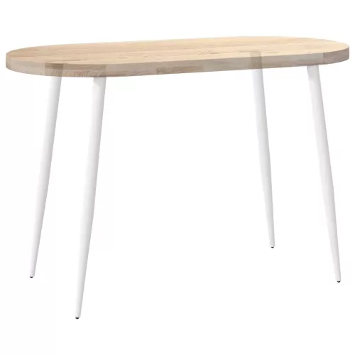  4 db kúpos alakú fehér konzolasztal láb 72-73 cm acél