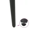  4 db antracitszürke kúpos alakú acél konzolasztal láb 72-73 cm