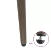  4 db kúpos alakú natúr acél konzolasztal láb 72-73 cm