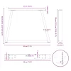  2 db fehér, V-alakú acél dohányzóasztal láb 30 x (30-31,3) cm