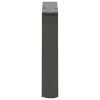  2 db antracitszürke, V-alakú acél dohányzóasztal láb 30x(30-31,3) cm