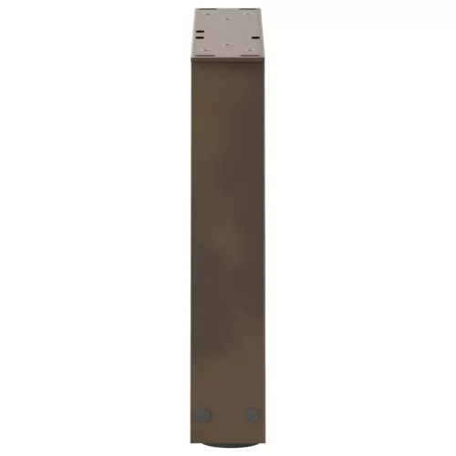  2 db V-alakú natúr acél dohányzóasztal láb 30x(30-31,3) cm