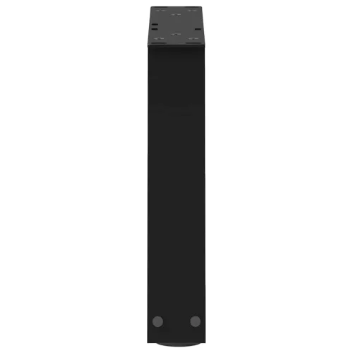  2 db fekete, V-alakú acél dohányzóasztal láb 40 x (30-31,3) cm