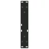  2 db fekete, V-alakú acél dohányzóasztal láb 40 x (30-31,3) cm
