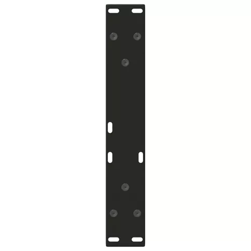  2 db fekete, V-alakú acél dohányzóasztal láb 40 x (30-31,3) cm
