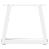  2 db fehér, V-alakú acél dohányzóasztal láb 40 x (30-31,3) cm