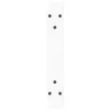  2 db fehér, V-alakú acél dohányzóasztal láb 40 x (30-31,3) cm