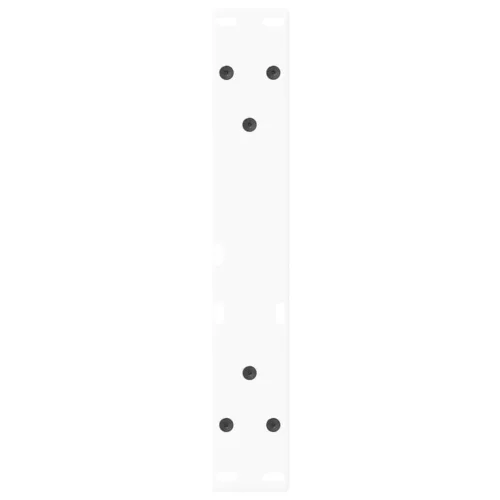  2 db fehér, V-alakú acél dohányzóasztal láb 40 x (30-31,3) cm