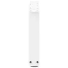  2 db fehér, V-alakú acél dohányzóasztal láb 50 x (30-31,3) cm