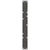  2 db antracitszürke, V-alakú acél dohányzóasztal láb 50 x (30-31,3) cm