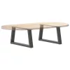  2 db antracitszürke, V-alakú acél dohányzóasztal láb 50 x (30-31,3) cm