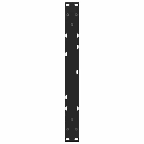  2 db fekete, V-alakú acél dohányzóasztal láb 60 x (30-31,3) cm