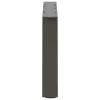  2 db antracitszürke, V-alakú acél dohányzóasztal láb 60 x (30-31,3) cm