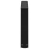  2 db fekete, V-alakú acél dohányzóasztal láb 70 x (30-31,3) cm