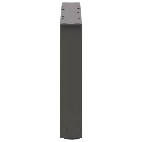  2 db antracitszürke, V-alakú acél dohányzóasztal láb 70 x (30-31,3) cm