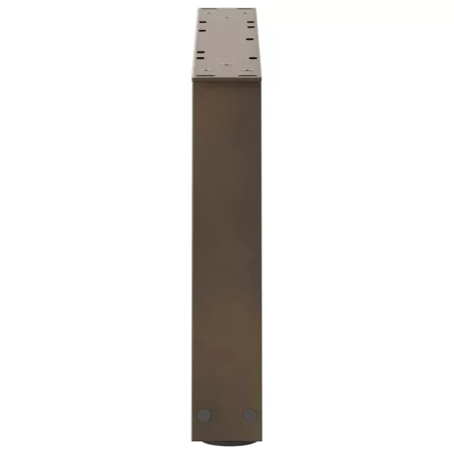  2 db V-alakú natúr acél dohányzóasztal láb 70 x (30-31,3) cm