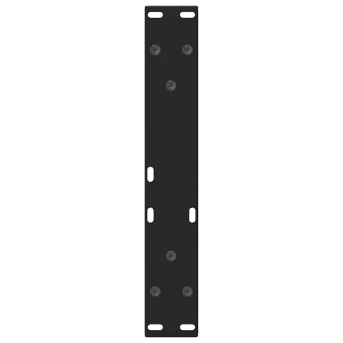  2 db fekete, V-alakú acél dohányzóasztal láb 28 x (42-43,3) cm