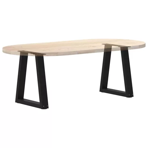  2 db fekete, V-alakú acél dohányzóasztal láb 28 x (42-43,3) cm