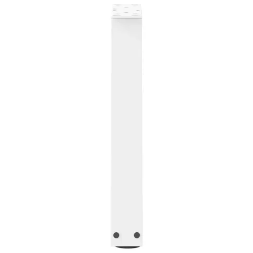  2 db fehér, V-alakú acél dohányzóasztal láb 38x(42-43,3) cm