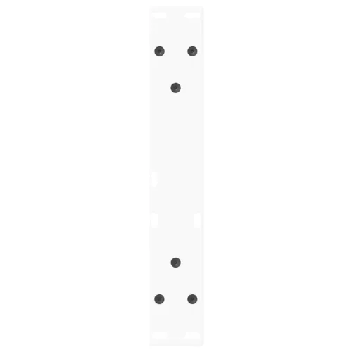  2 db fehér, V-alakú acél dohányzóasztal láb 38x(42-43,3) cm