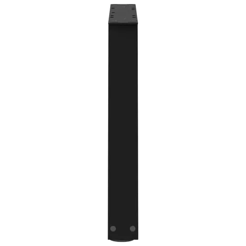  2 db fekete, V-alakú acél dohányzóasztal láb 50 x (42-43,3) cm