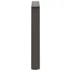  2 db antracitszürke, V-alakú acél dohányzóasztal láb 50 x (42-43,3) cm