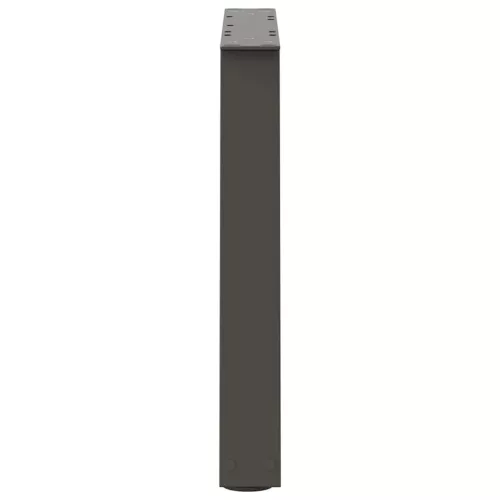  2 db antracitszürke, V-alakú acél dohányzóasztal láb 50 x (42-43,3) cm