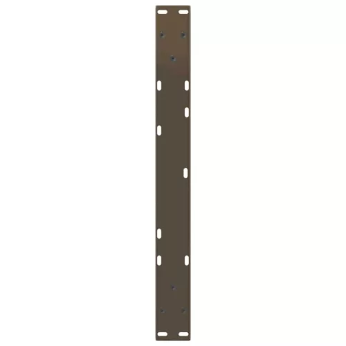  2 db V-alakú natúr acél dohányzóasztal láb 50x(42-43,3) cm