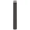  2 db antracitszürke, V-alakú acél dohányzóasztal láb 60 x (42-43,3) cm