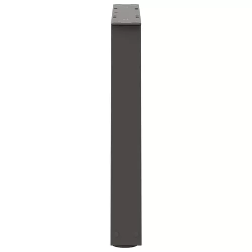 2 db antracitszürke, V-alakú acél dohányzóasztal láb 60 x (42-43,3) cm