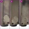  2 db V-alakú natúr acél dohányzóasztal láb 60 x (42-43,3) cm